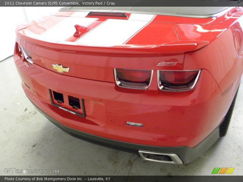 Victory Red / Gray 2011 Chevrolet Camaro SS/RS Convertible