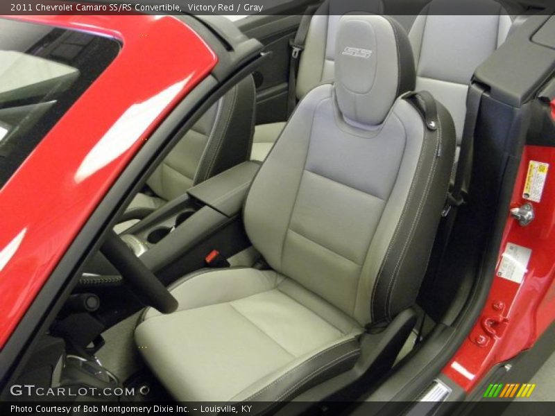  2011 Camaro SS/RS Convertible Gray Interior
