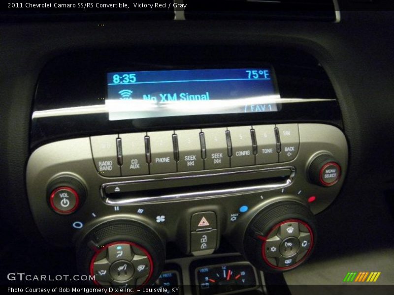 Victory Red / Gray 2011 Chevrolet Camaro SS/RS Convertible