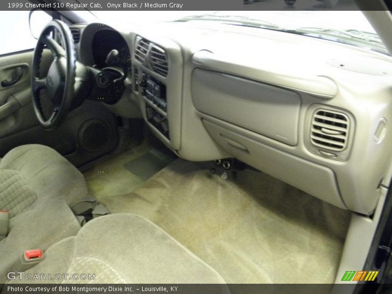 Onyx Black / Medium Gray 1999 Chevrolet S10 Regular Cab