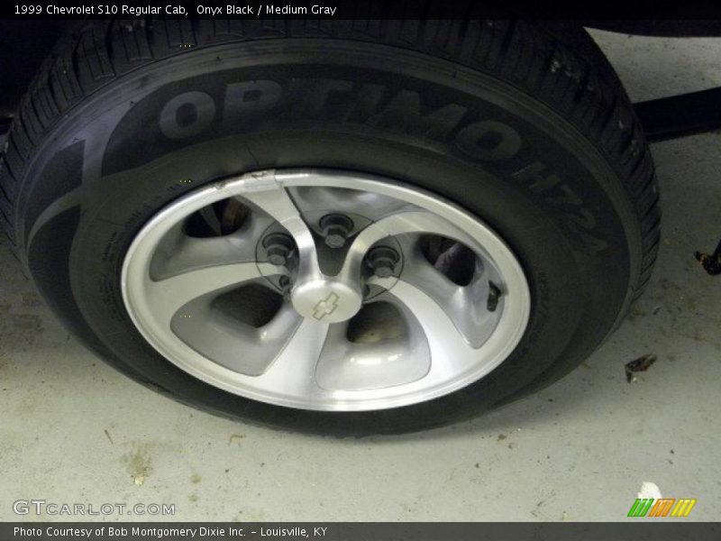 Onyx Black / Medium Gray 1999 Chevrolet S10 Regular Cab