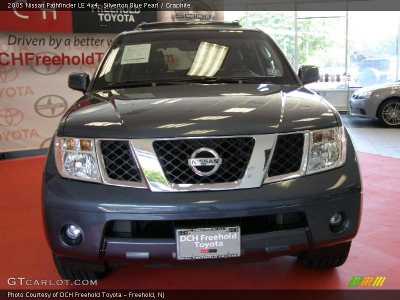 Silverton Blue Pearl / Graphite 2005 Nissan Pathfinder LE 4x4