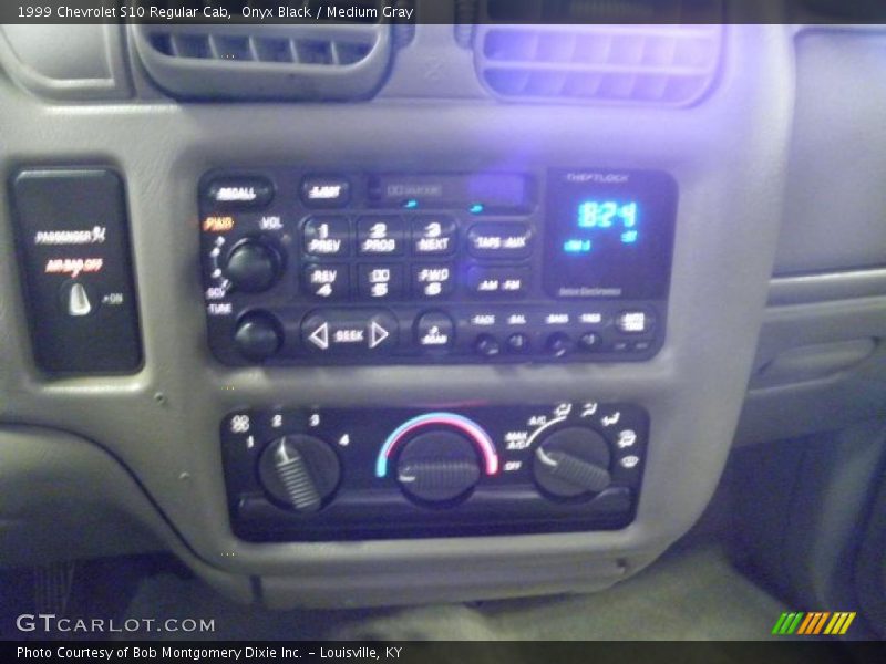 Onyx Black / Medium Gray 1999 Chevrolet S10 Regular Cab