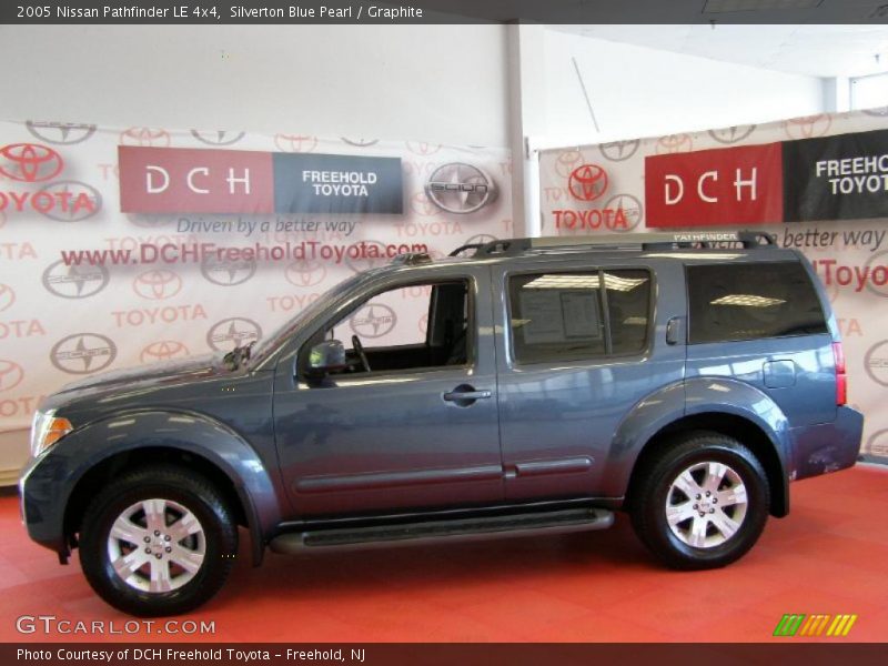 Silverton Blue Pearl / Graphite 2005 Nissan Pathfinder LE 4x4