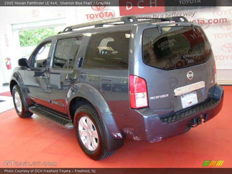 Silverton Blue Pearl / Graphite 2005 Nissan Pathfinder LE 4x4