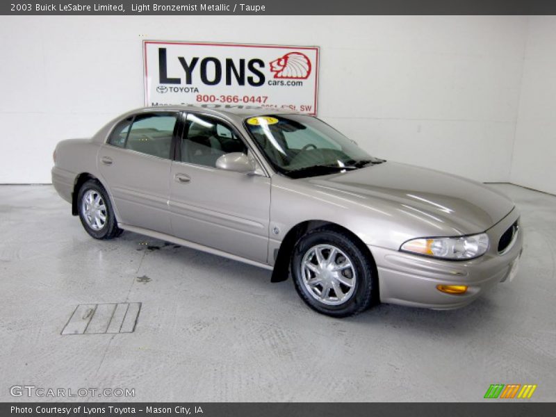 Light Bronzemist Metallic / Taupe 2003 Buick LeSabre Limited