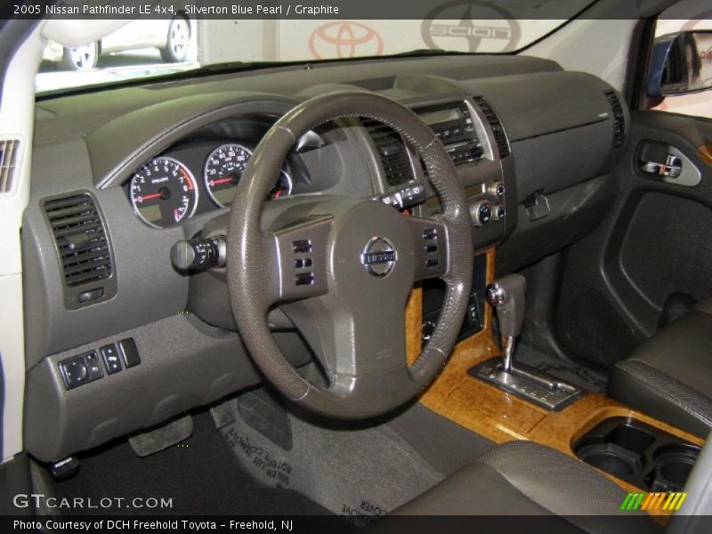 Silverton Blue Pearl / Graphite 2005 Nissan Pathfinder LE 4x4
