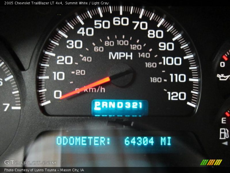 Summit White / Light Gray 2005 Chevrolet TrailBlazer LT 4x4