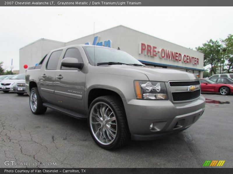Graystone Metallic / Dark Titanium/Light Titanium 2007 Chevrolet Avalanche LT