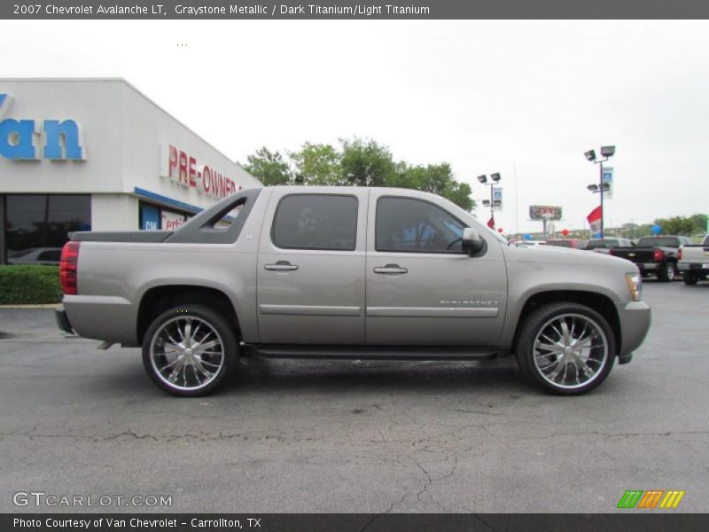 Graystone Metallic / Dark Titanium/Light Titanium 2007 Chevrolet Avalanche LT