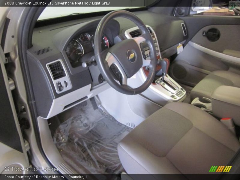 Silverstone Metallic / Light Gray 2008 Chevrolet Equinox LT