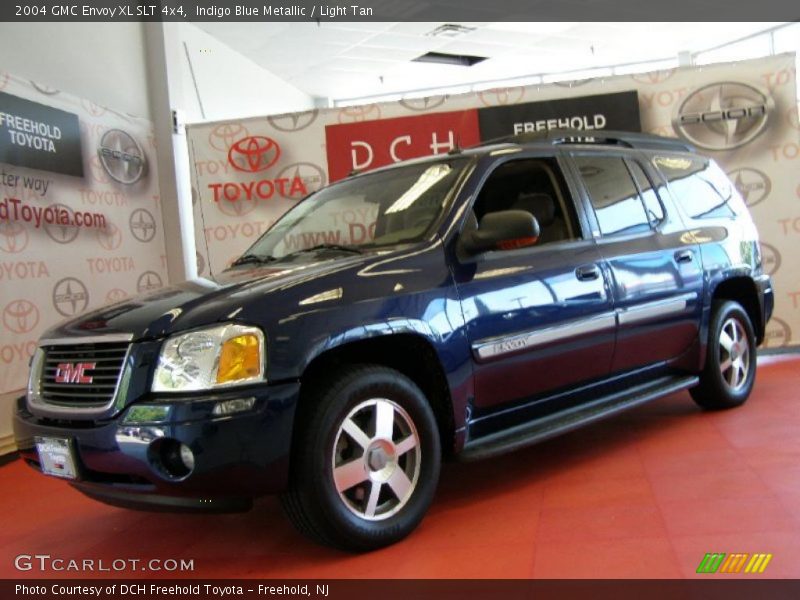 Indigo Blue Metallic / Light Tan 2004 GMC Envoy XL SLT 4x4