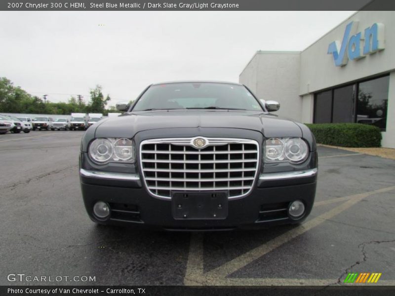 Steel Blue Metallic / Dark Slate Gray/Light Graystone 2007 Chrysler 300 C HEMI