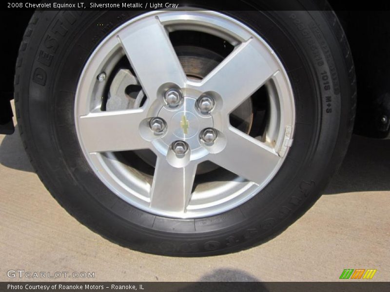 Silverstone Metallic / Light Gray 2008 Chevrolet Equinox LT