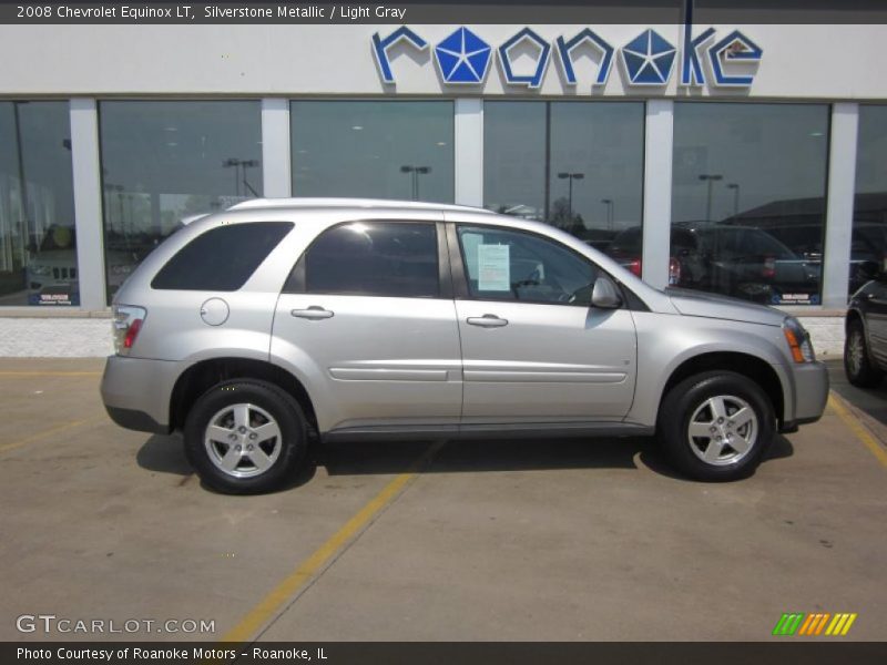 Silverstone Metallic / Light Gray 2008 Chevrolet Equinox LT