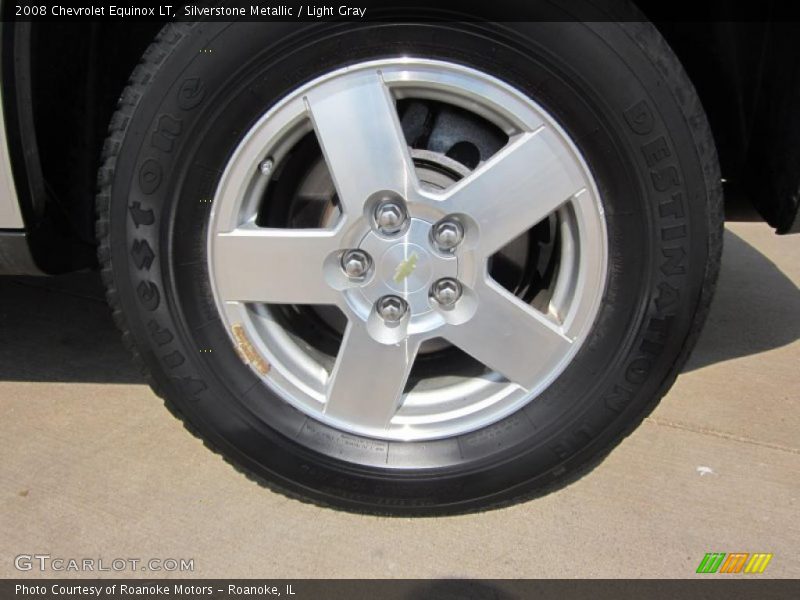 Silverstone Metallic / Light Gray 2008 Chevrolet Equinox LT