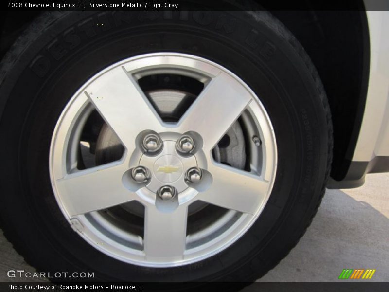 Silverstone Metallic / Light Gray 2008 Chevrolet Equinox LT