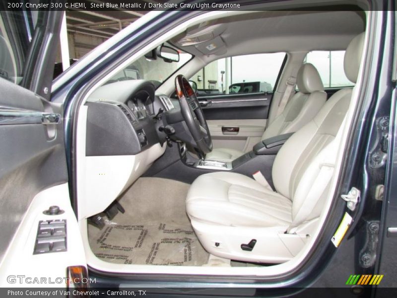 Steel Blue Metallic / Dark Slate Gray/Light Graystone 2007 Chrysler 300 C HEMI