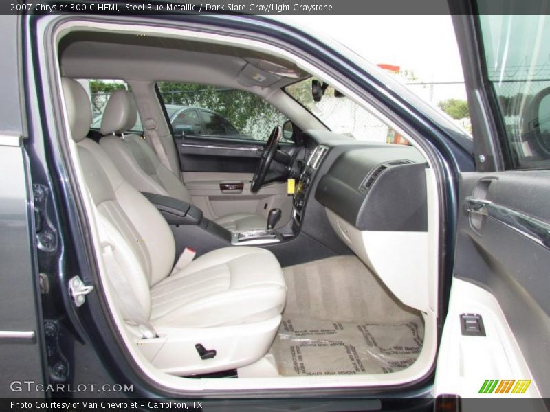 Steel Blue Metallic / Dark Slate Gray/Light Graystone 2007 Chrysler 300 C HEMI