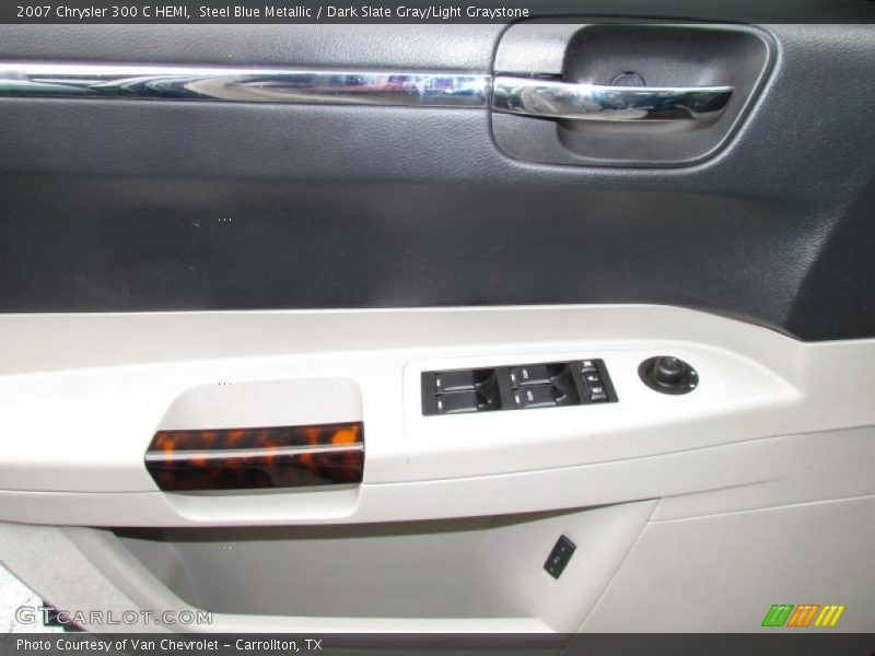 Steel Blue Metallic / Dark Slate Gray/Light Graystone 2007 Chrysler 300 C HEMI