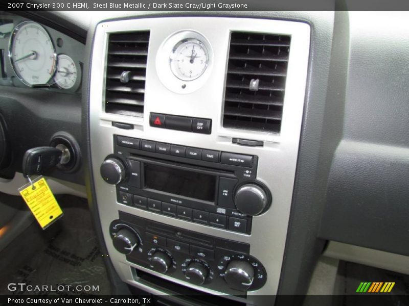 Steel Blue Metallic / Dark Slate Gray/Light Graystone 2007 Chrysler 300 C HEMI