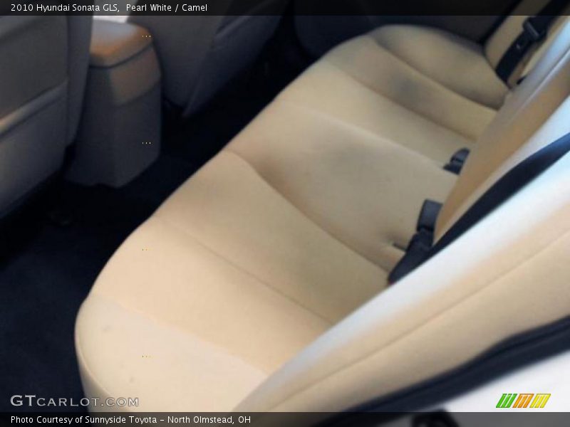 Pearl White / Camel 2010 Hyundai Sonata GLS