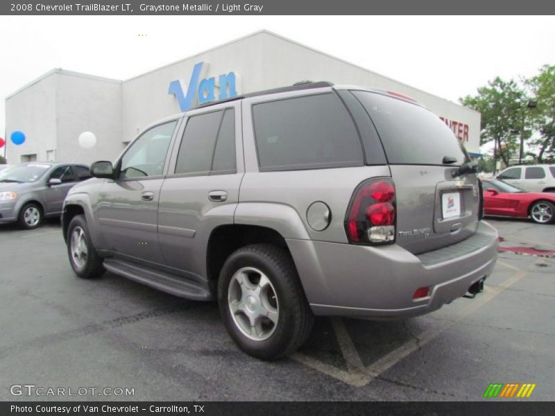 Graystone Metallic / Light Gray 2008 Chevrolet TrailBlazer LT