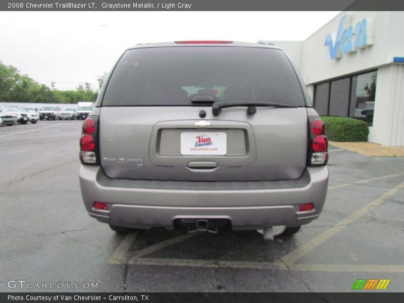 Graystone Metallic / Light Gray 2008 Chevrolet TrailBlazer LT