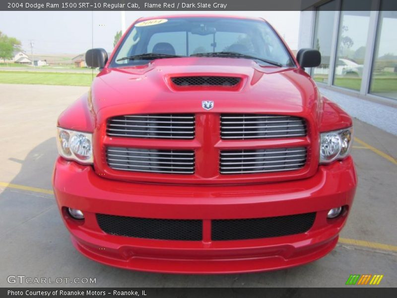 Flame Red / Dark Slate Gray 2004 Dodge Ram 1500 SRT-10 Regular Cab