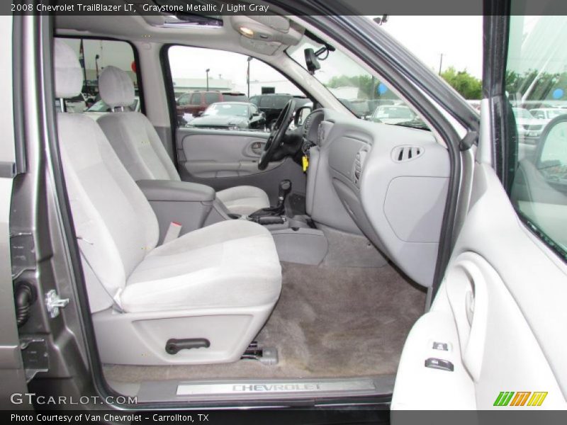 Graystone Metallic / Light Gray 2008 Chevrolet TrailBlazer LT