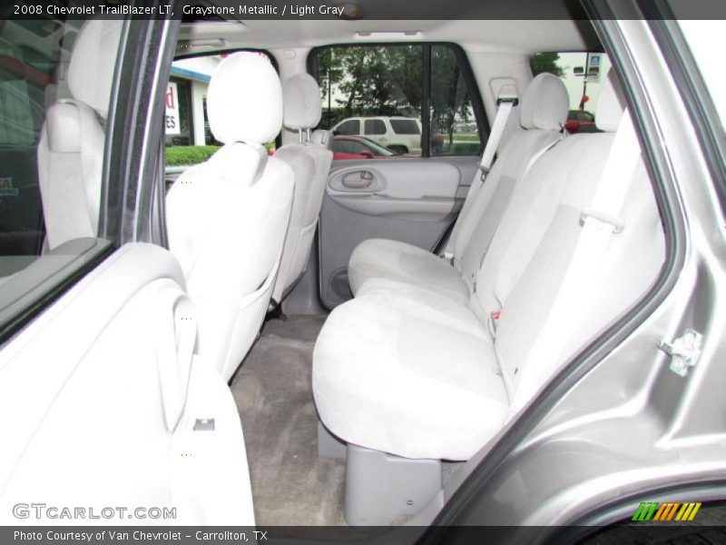 Graystone Metallic / Light Gray 2008 Chevrolet TrailBlazer LT