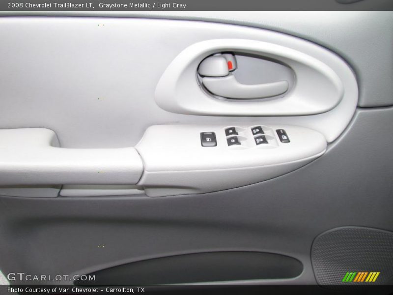 Graystone Metallic / Light Gray 2008 Chevrolet TrailBlazer LT