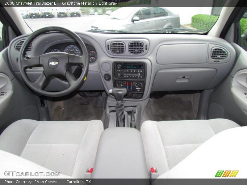 Graystone Metallic / Light Gray 2008 Chevrolet TrailBlazer LT