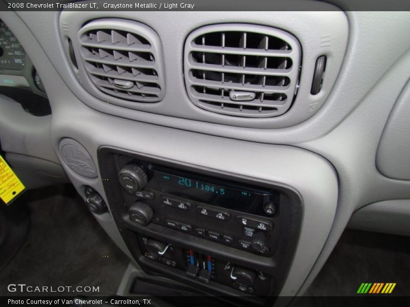 Graystone Metallic / Light Gray 2008 Chevrolet TrailBlazer LT