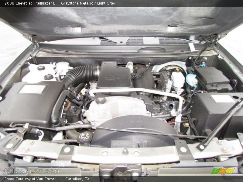 Graystone Metallic / Light Gray 2008 Chevrolet TrailBlazer LT