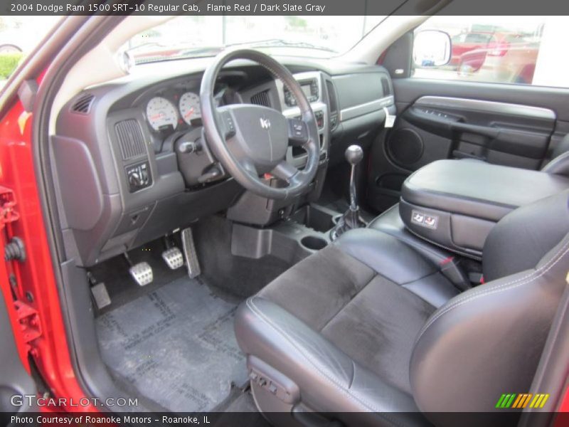  2004 Ram 1500 SRT-10 Regular Cab Dark Slate Gray Interior