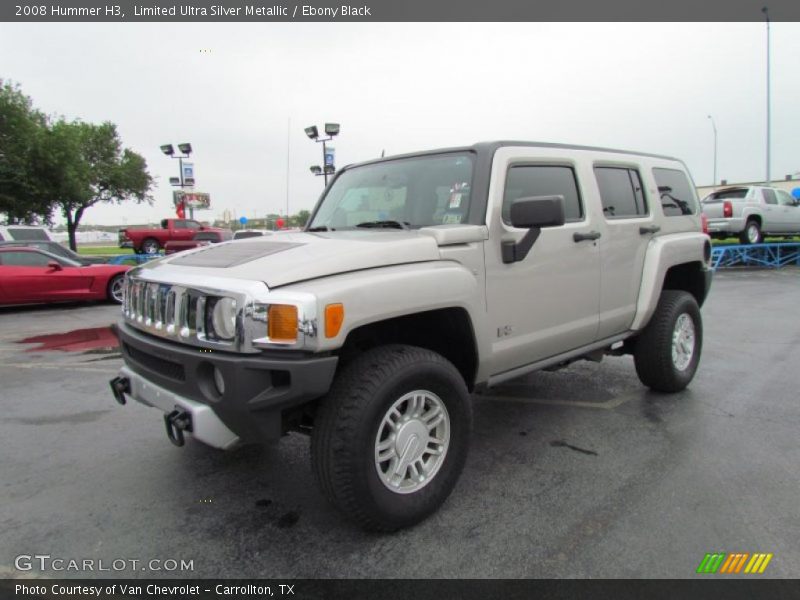 Limited Ultra Silver Metallic / Ebony Black 2008 Hummer H3