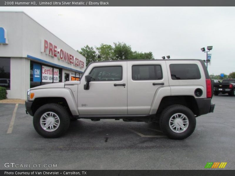 Limited Ultra Silver Metallic / Ebony Black 2008 Hummer H3