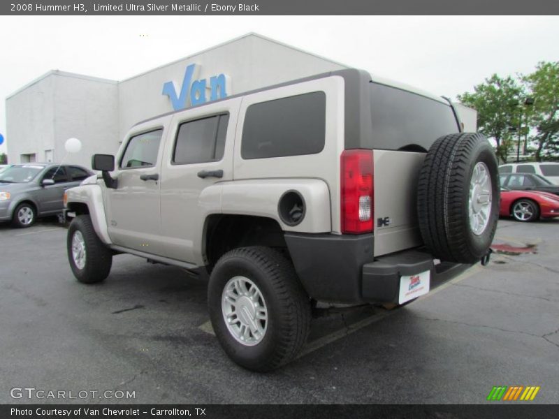 Limited Ultra Silver Metallic / Ebony Black 2008 Hummer H3