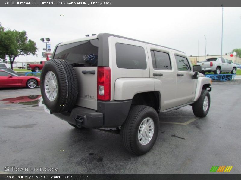 Limited Ultra Silver Metallic / Ebony Black 2008 Hummer H3