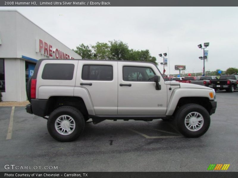 Limited Ultra Silver Metallic / Ebony Black 2008 Hummer H3