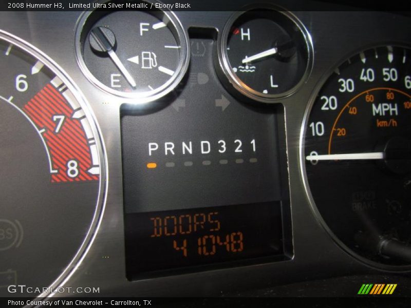 Limited Ultra Silver Metallic / Ebony Black 2008 Hummer H3