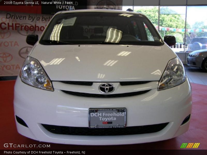 Natural White / Fawn 2008 Toyota Sienna LE