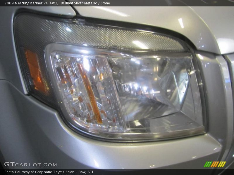 Brilliant Silver Metallic / Stone 2009 Mercury Mariner V6 4WD