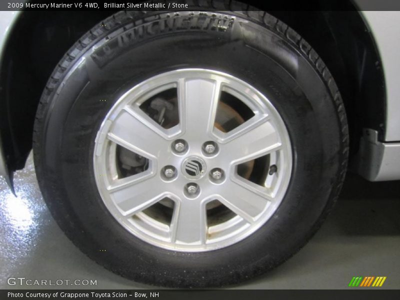 Brilliant Silver Metallic / Stone 2009 Mercury Mariner V6 4WD