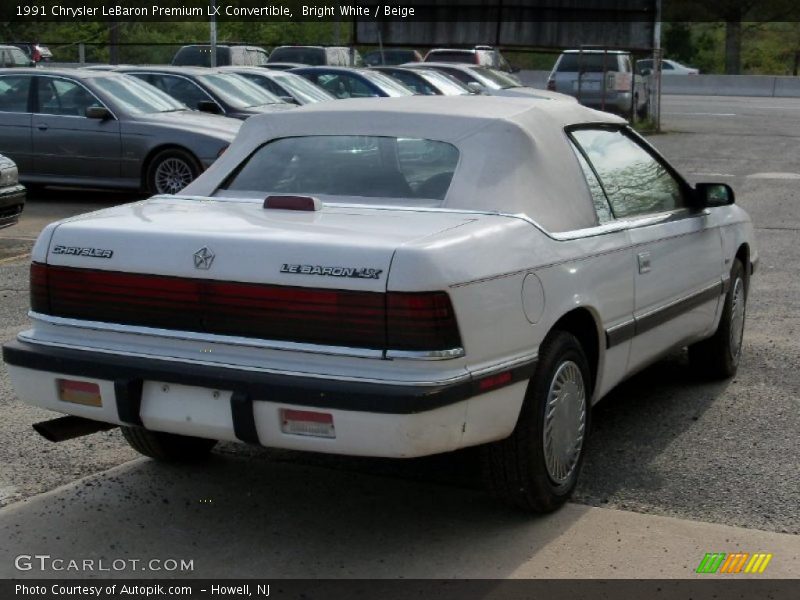  1991 LeBaron Premium LX Convertible Bright White