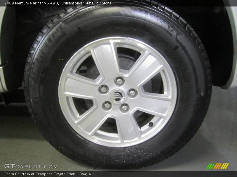 Brilliant Silver Metallic / Stone 2009 Mercury Mariner V6 4WD