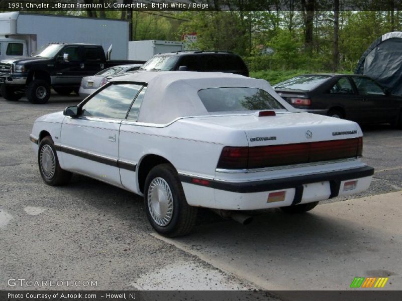  1991 LeBaron Premium LX Convertible Bright White