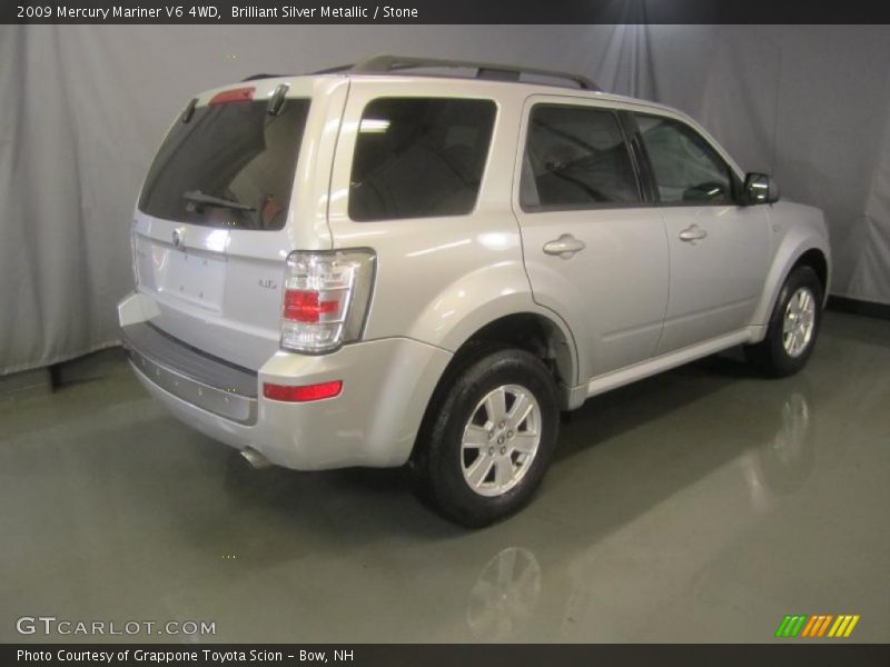 Brilliant Silver Metallic / Stone 2009 Mercury Mariner V6 4WD