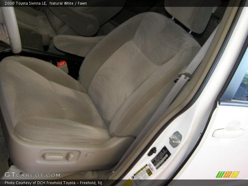 Natural White / Fawn 2008 Toyota Sienna LE
